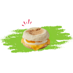 Imperfect Whole Wheat English Muffin Breakfast Sandwich